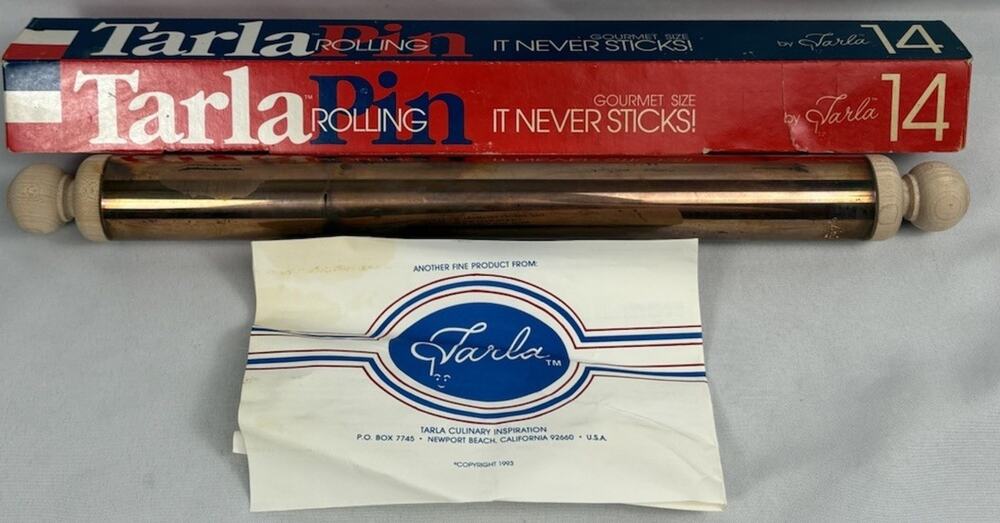New TARLA French Copper Rolling Pin Professional French Pastry